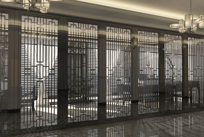 上海辦公室設(shè)計中式大門效果探究 上海辦公室設(shè)計中式大門效果探究