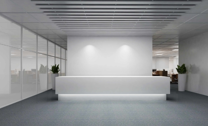 辦公室裝修設計：前臺如何確定材質(zhì)