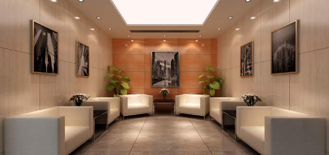 上海辦公室裝修設計：實木閱覽柜，打造品質辦公空間