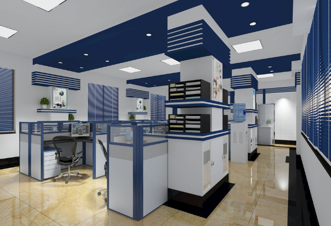 金融行業(yè)辦公室裝修設計：棕色家具的優(yōu)雅魅力