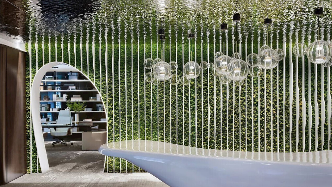 上海辦公室裝修設(shè)計新寵——微水泥,為何它如此受歡迎?