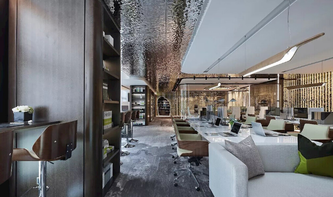 辦公室裝修設(shè)計(jì)新潮流，這些吊頂瓷磚圖案讓你驚艷！