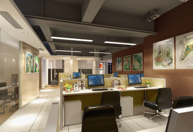 抽象藝術(shù)瓷磚，打造創(chuàng)意無(wú)限的辦公室裝修設(shè)計(jì)新選擇！